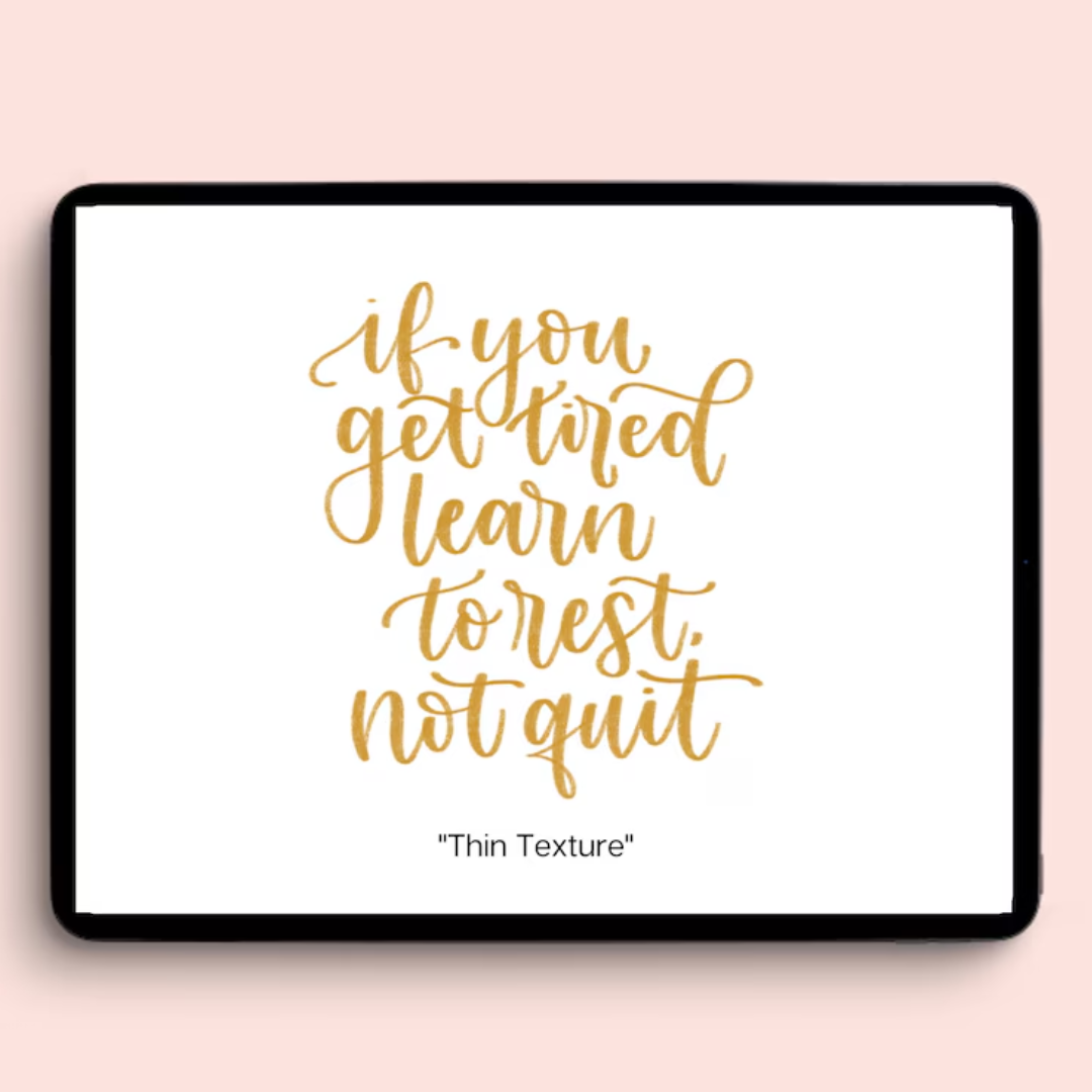 14 Procreate Lettering Brushes, Calligraphy Brushes, Procreate Brush Lettering and Glitter Brushes