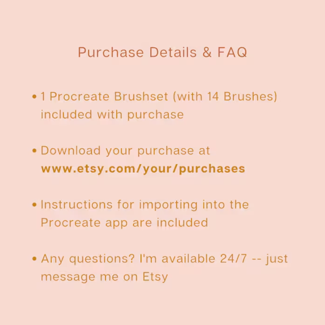 14 Procreate Lettering Brushes, Calligraphy Brushes, Procreate Brush Lettering and Glitter Brushes