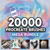 20000+ Procreate Brushes Mega Bundle | Ultimate Digital Art Brush Pack for Drawing, Painting, Calligraphy & Textures Instant Download
