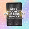 6000+ Procreate Stamp Brushes Bundle | Mega Brushset for Drawing, Animals, Floral, Doodle, Tattoo & Digital Design