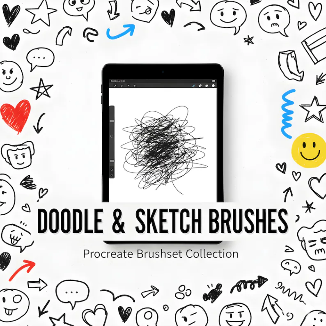 6000+ Procreate Stamp Brushes Bundle | Mega Brushset for Drawing, Animals, Floral, Doodle, Tattoo & Digital Design