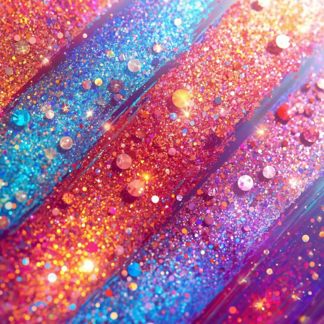 41 Glitter & Sparkle Procreate Brushes | Shiny Texture Brush Set | Color Palettes | Sparkley, Glow, and Glitter Effects for creators on iPad