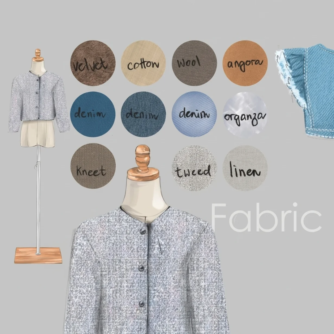 Fashion Procreate Brushes, Dresses, Ruffles, Lace, Fabrics