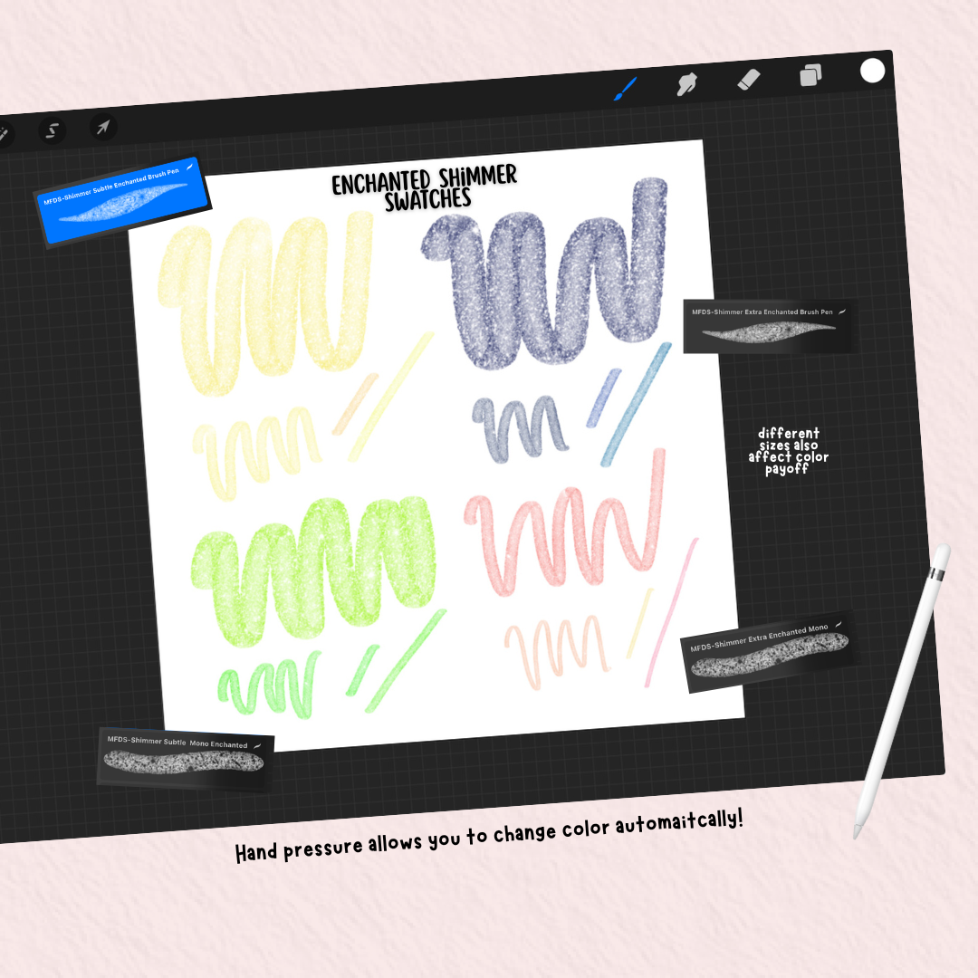 Procreate Lettering Brush Set – 100+ Digital Brushes for Calligraphy, Watercolor, Markers, Stamps, Textures and Composition Guides