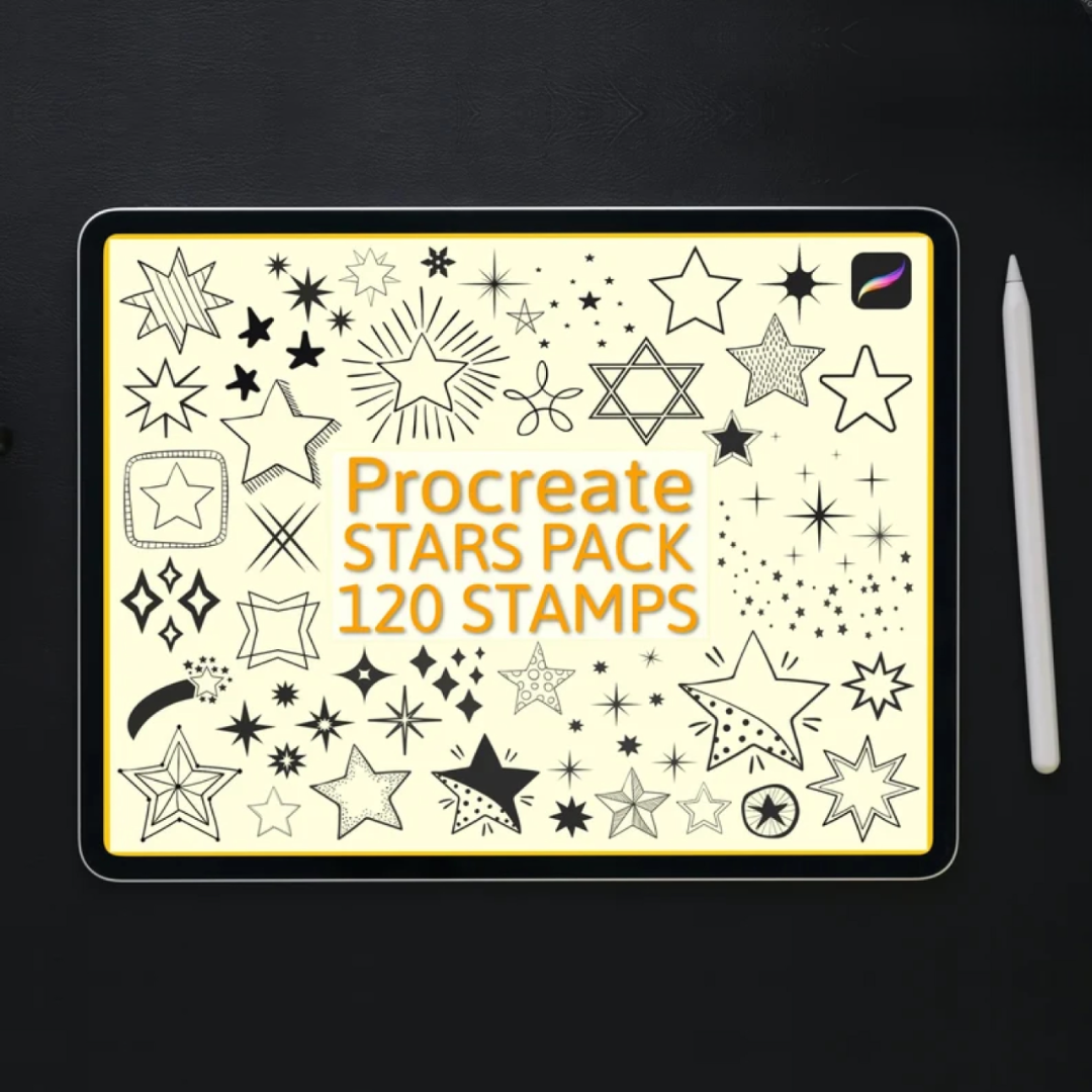 1800 Stamps bundle, Procreate stamps, Procreate brushes, Botanic stamps set, Boho iPad brushes, Mystic crystals stamps, Mandala tattoo stamp