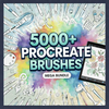 5000+ Procreate Brushes Mega Bundle | Ultimate Digital Art Brush Set for Drawing, Painting, Sketching, Tattoo, Anime & More.
