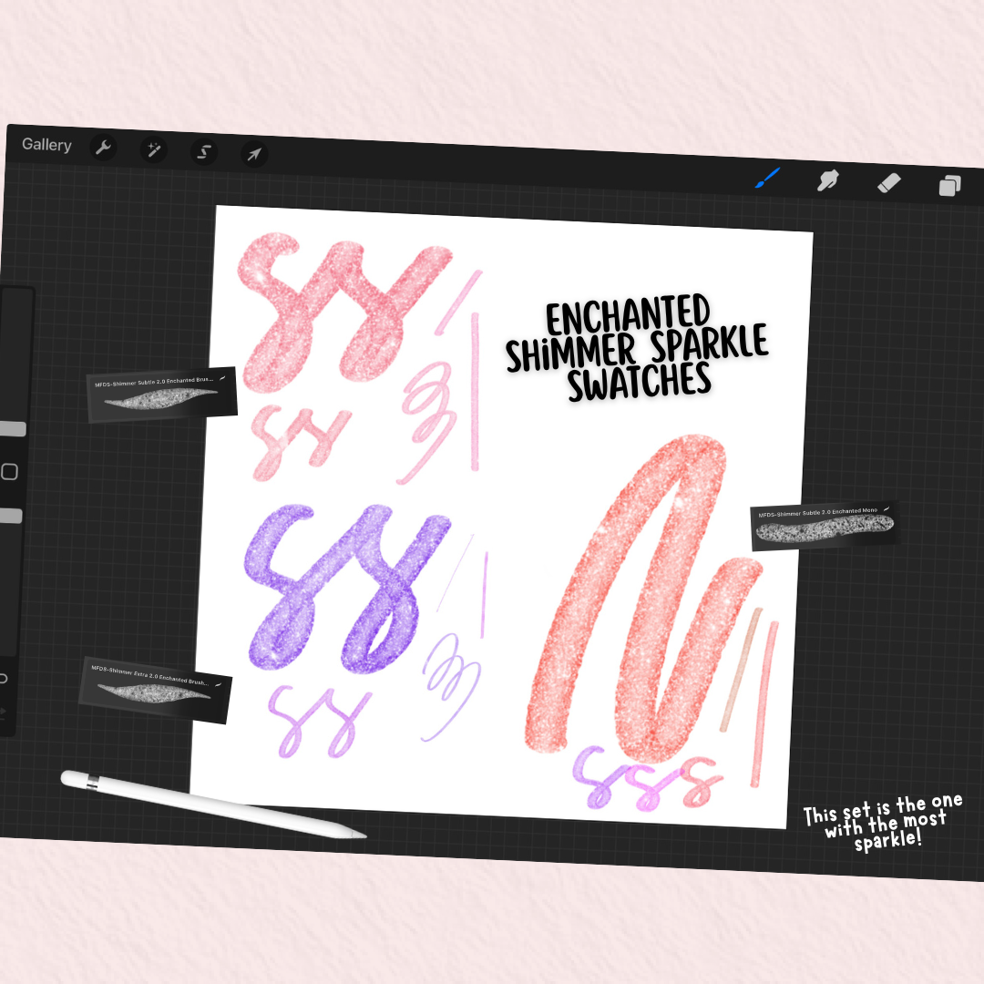 Procreate Lettering Brush Set – 100+ Digital Brushes for Calligraphy, Watercolor, Markers, Stamps, Textures and Composition Guides