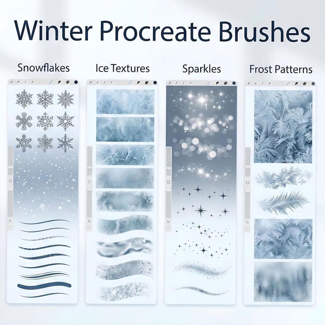 15000+ Procreate Brushes Mega Bundle, Anime, Makeup, 3D, Winter, Halloween, Christmas, Sketching & Painting, Mega Brush Bundle