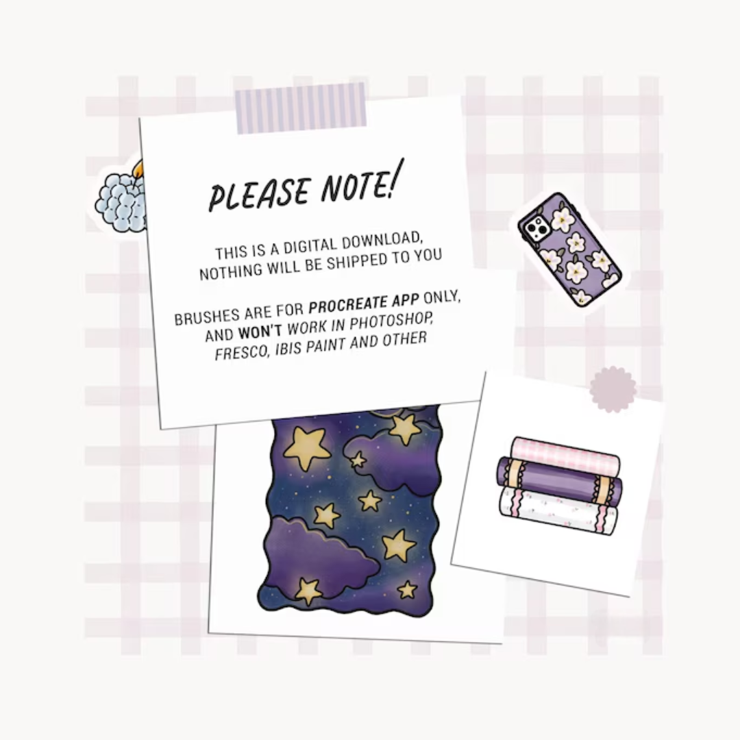 Digital Coloring Bundle: Brushes for ProCreate, Alcohol Markers, Pencils, Cute Patterns, Texture Brush Set for iPad Coloring Books and Pages