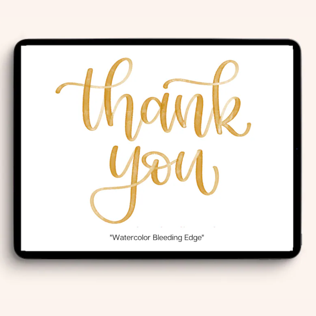 14 Procreate Lettering Brushes, Calligraphy Brushes, Procreate Brush Lettering and Glitter Brushes