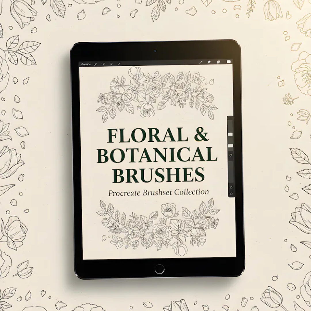 6000+ Procreate Stamp Brushes Bundle | Mega Brushset for Drawing, Animals, Floral, Doodle, Tattoo & Digital Design